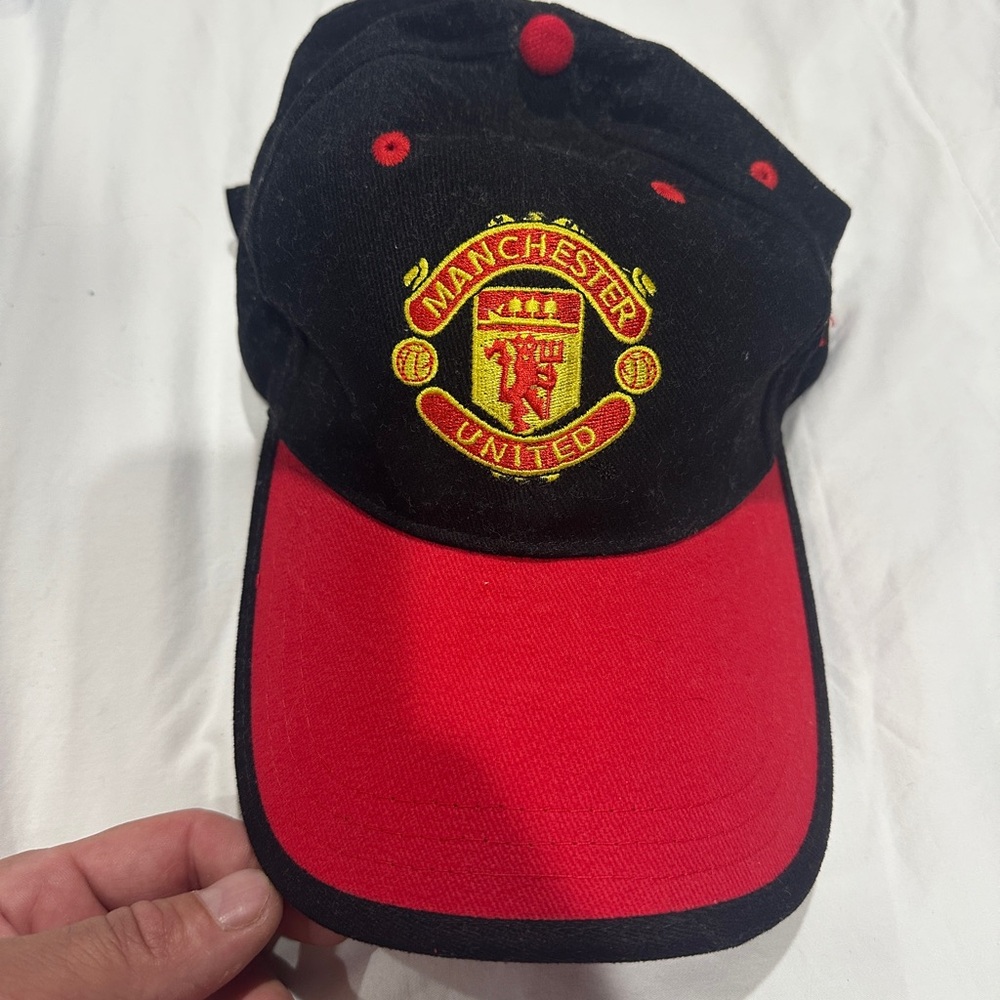 Manchester United Black and Red Cap